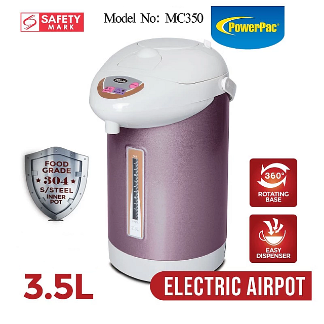 POWERPAC MC350 MYCHOICE AIRPOT 3.5L 2 WAY DISPENSER